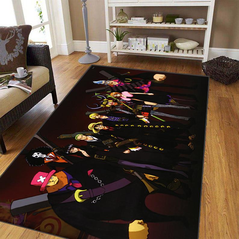 Japanese Anime Carpet for Living Room,Soft Flannel Rug for Bedroom ,Anti-Slip  BATHROOM Mat,  Baby Play Mat,large Aircraft Rug