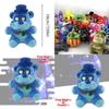 18cm Midnight Bear Plush Toy Super Soft Short Plush Stuffed Animal Cartoon Style Ideal Game Accessory
