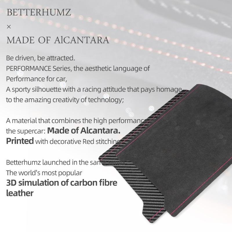 Betterhumz Für Porsche Macan 2014-2025 Aus Alcantara Armlehnenbox Panel Verkleidungsaufkleber Tuning Dekor Auto Innenraum Zubehör