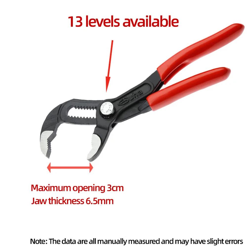 Multi Functional Shifting Spanner Pump Clamp Portable 7 Inches Mini Adjustable Stenciled Crescent Wrench Small Pipe Pliers