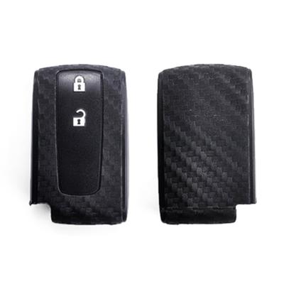 Θήκη Κλειδιού Σιλικόνης Στυλ Carbon για Toyota Daihatsu, Προστατευτικό Κάλυμμα Έξυπνου Κλειδιού, Αντικραδασμικό, Αδιάβροχο, Ελαφρύ, Κομψό Σχέδιο (τύπος(Εγώ))