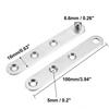 One Word Shaft Door Hinges Cabinet For Home Door Or Sash Tool Box Hole Diameter 5mm Stainless Steel 2pcs Brand New