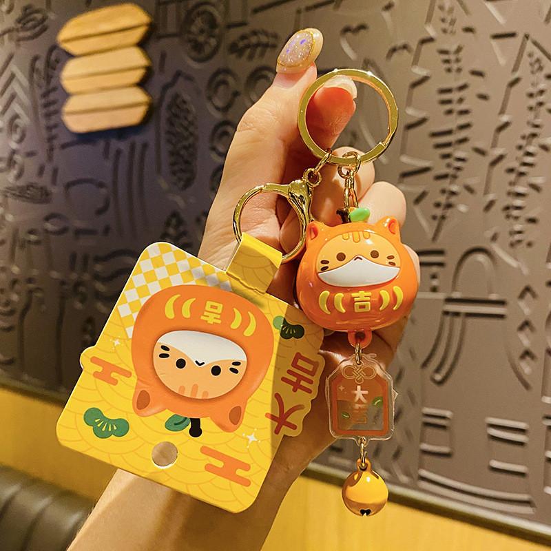 

Cocoa Cat Keychain Bag Pendant Cartoon Toy Decorative Accessories Kids Gift жовтий