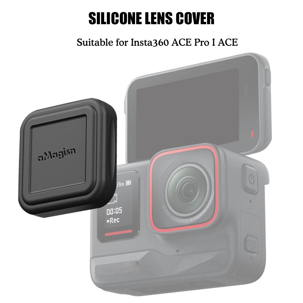 Für Insta360 Ace Pro Silikon-Objektivdeckel Action-Kamera Objektiv Schutzabdeckung Für Insta360 Ace Pro Zubehör