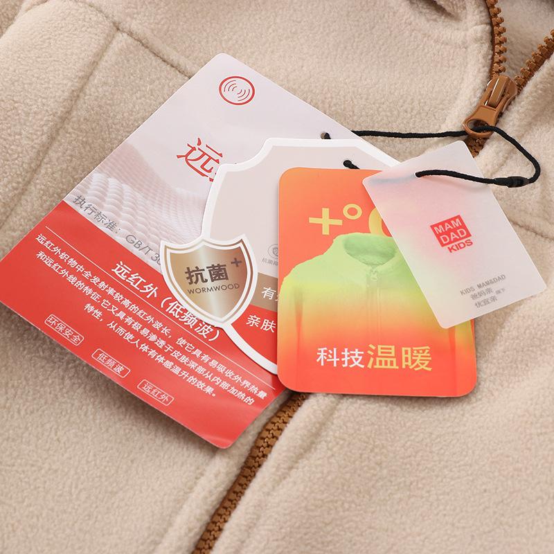 Детская флисовая куртка осень-зима повседневная теплая подростковая верхняя одежда — фото 5