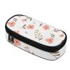 Pen Case 300D Polyester High Capacity Easy Open Zipper with Mesh Divider Pen Holders and Large Main Compartment for Everyday Study