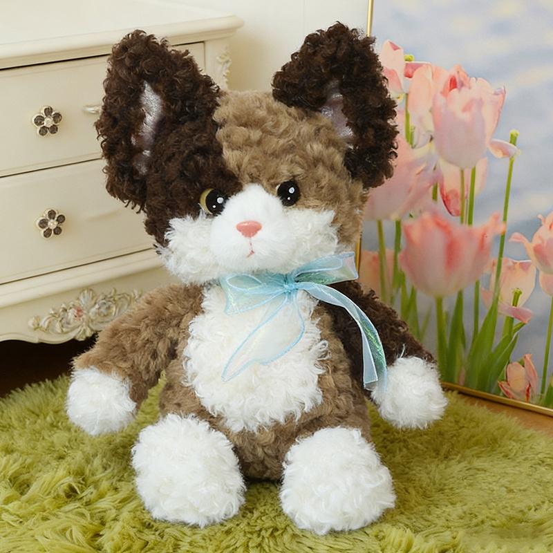 Cute Soft Cat Cow Cat Plush Toys Siamese Kitten Pillow Bed Sleep Home Decor Doll For Birthday Gift