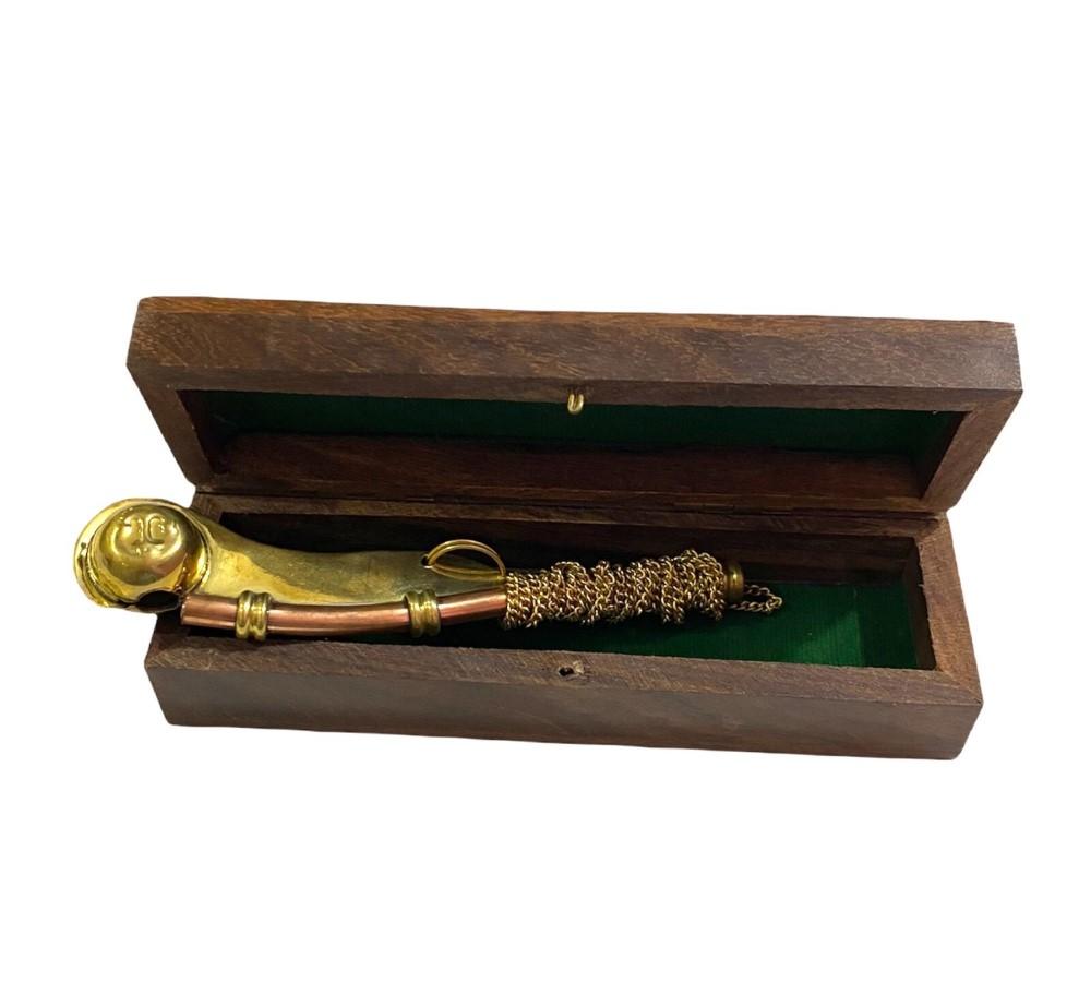 

Латунный и медный боцманский свисток, боцманская дудка для ВМФ, морской M аэро