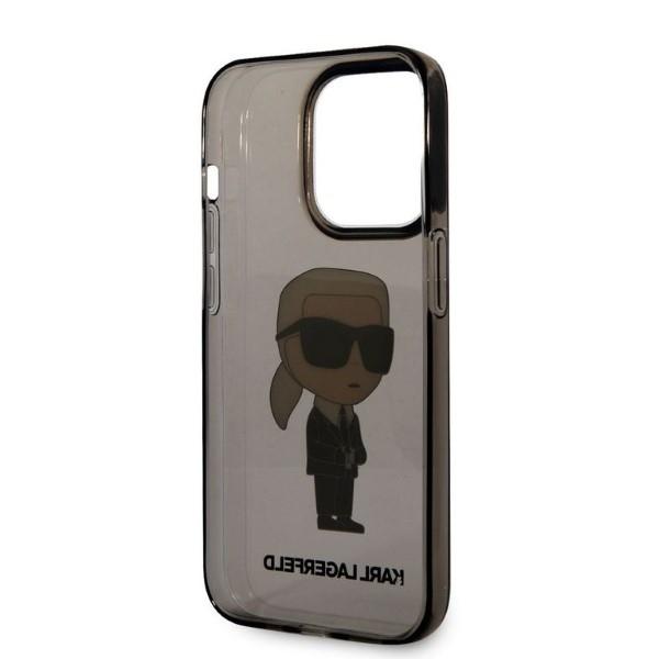 Etui Do iPhone 14 Pro Max Karl Lagerfeld Ikonik Czarne