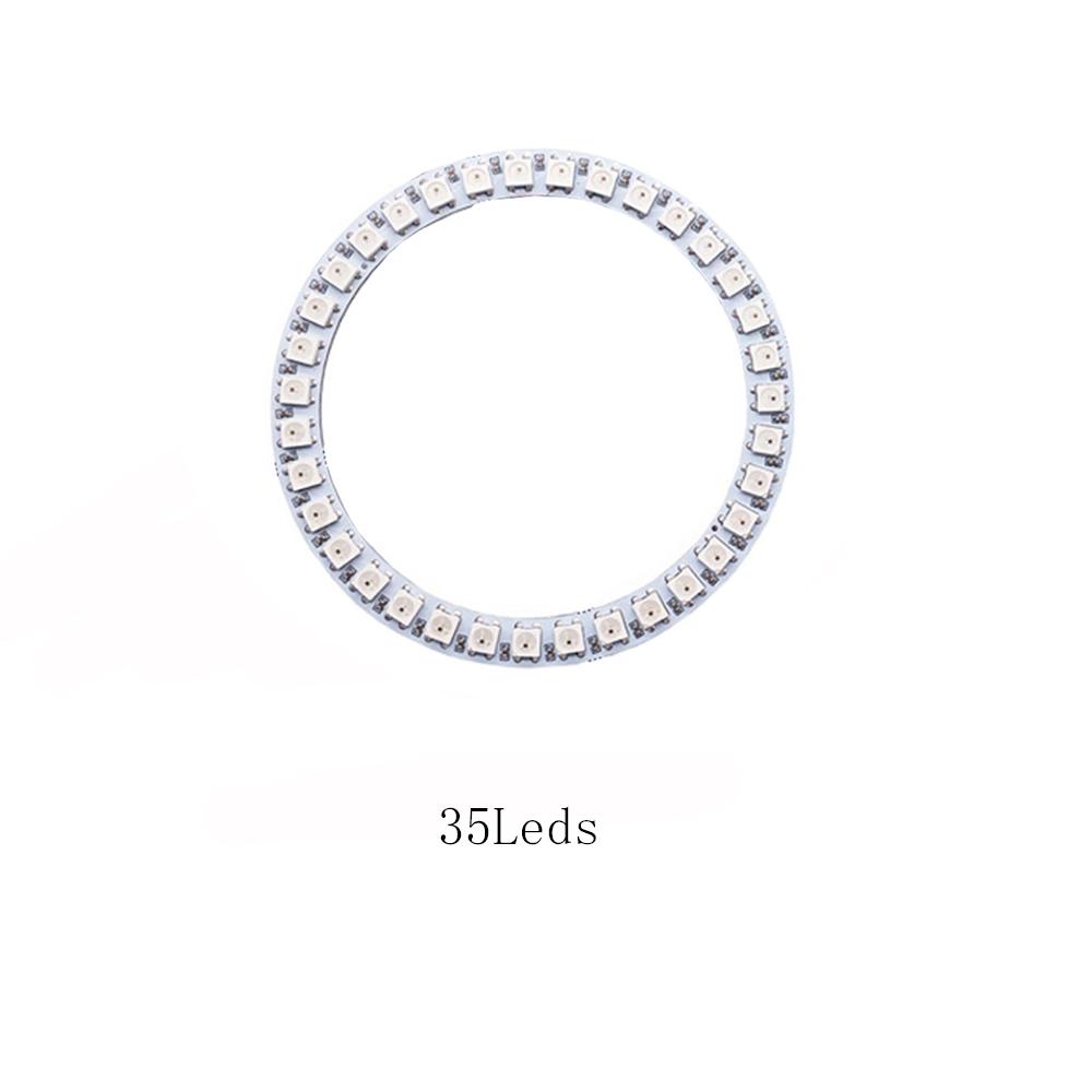 WS2812B DC5V Led Pixel Ring Individul AddressabIe Ring 5050 RGB WS2812 IC BuiIt-in Led ModuIe And 14Keys Lock USB Controller