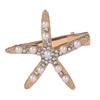 Korean Style Starfish Pearl Rhinestone Hair Clip - Women's Updo Hair Accessory for Fashionable Looks