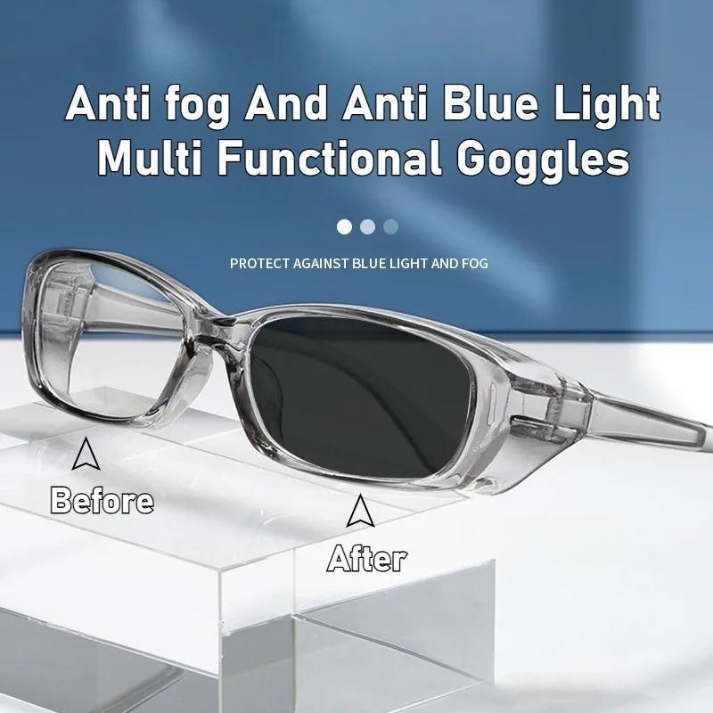 New Color Changing Anti Fog Goggles Blue Light Blocking Glasses UV Protection Glasses Anti-saliva Dust-proof for Men Women