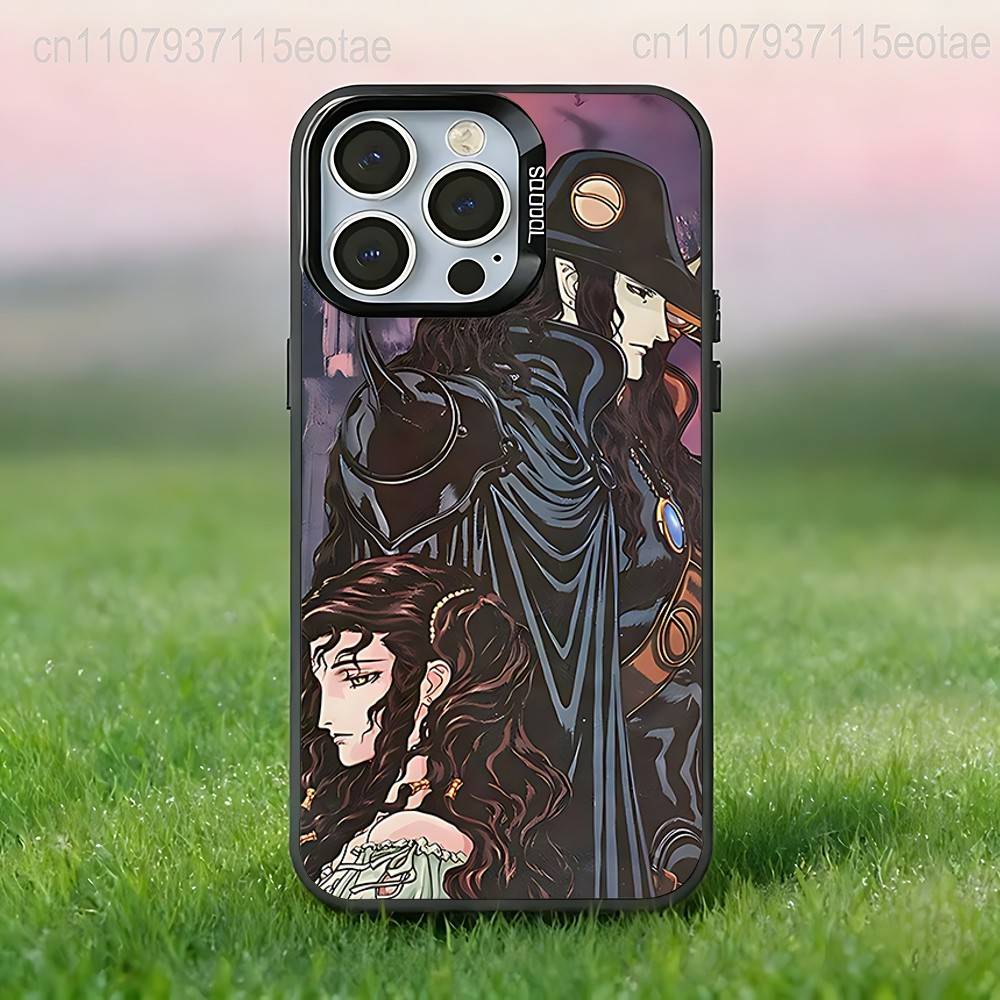 

V-Vampire-H-HunterS D Phone Case For iPhone 17,16,15,14,13,12,11,Pro,Max,Plus,E,Air,Mini Anti Fall Black Bumper iPhone14