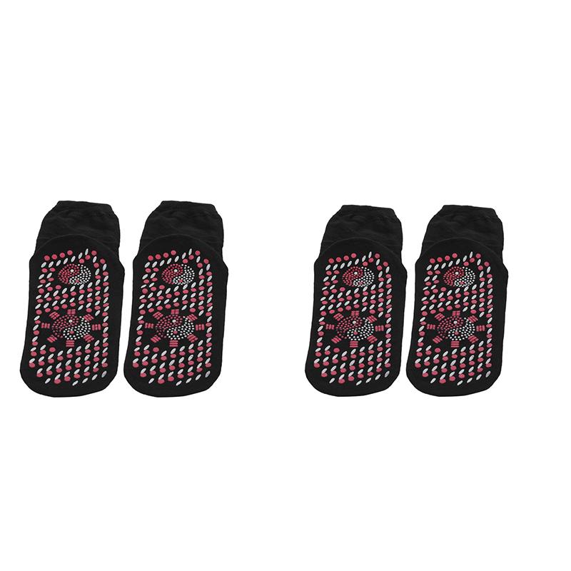 Magnetic Socks Unisex Self-Heating Health Care Socks Tourmaline Therapy Comfortable Breathable Foot Massager Warm