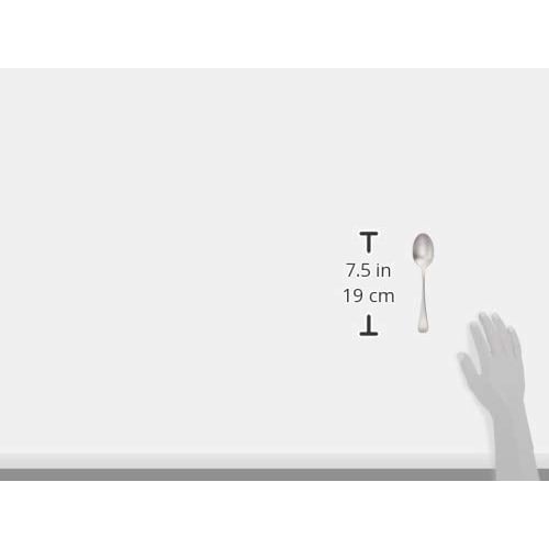 Aoyoshi VINTAGE INOX Dinner Spoon, Stainless Steel, Distressed Finish, Made in Japan, Dishwasher Safe, Vintage, 554193