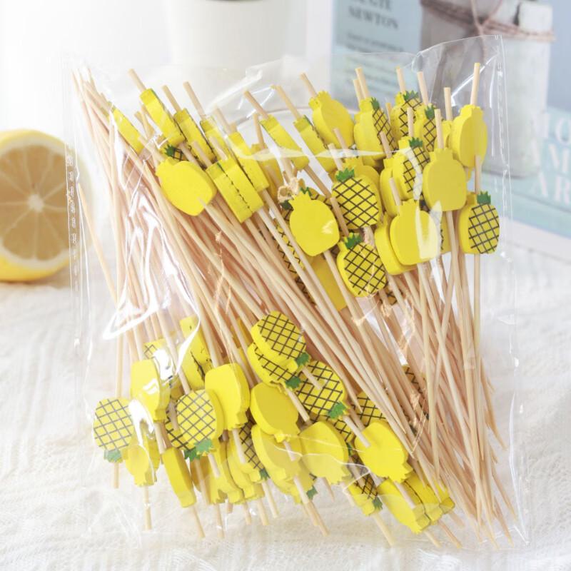 ZISIZ Disposable Bamboo Fruit Picks