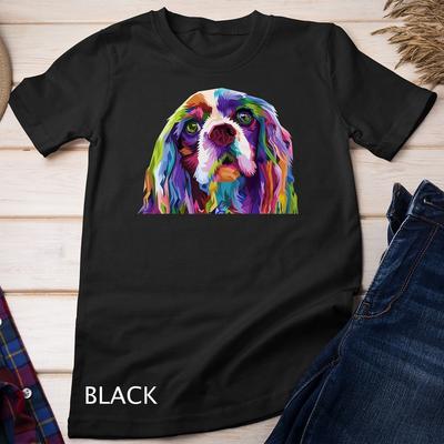 English Cocker Spaniel Pop Art Porträt Hundehalter T-Shirt Unisex T-Shirt
