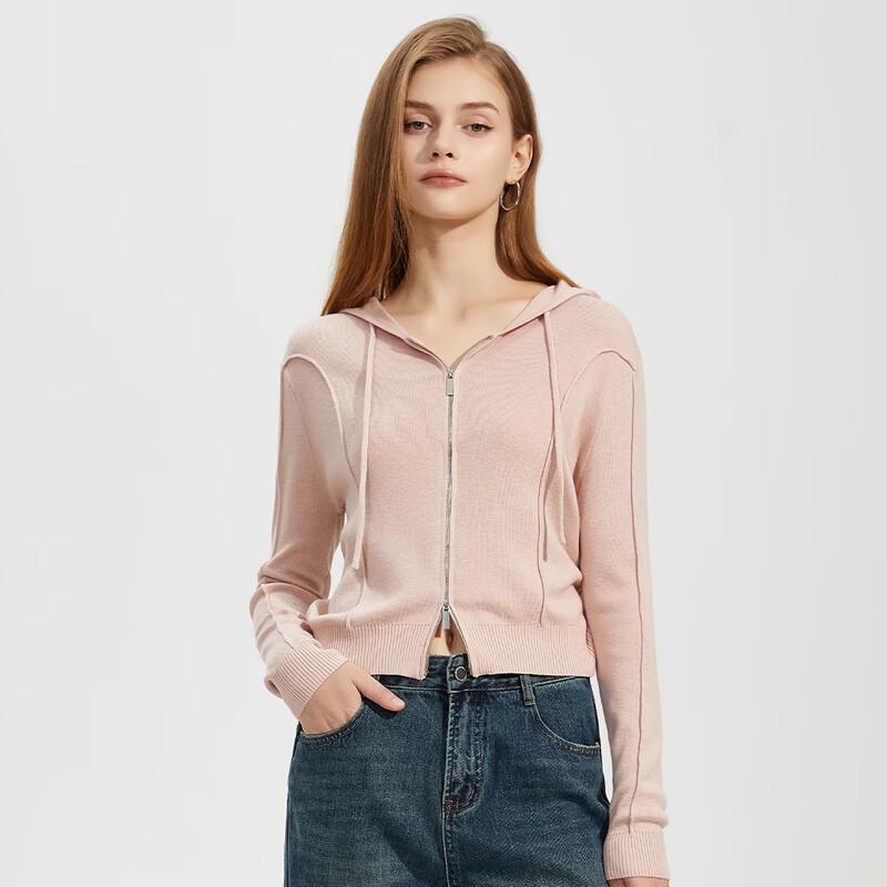 

Tatu Women s Long Sleeve Hooded Knit Sweater F