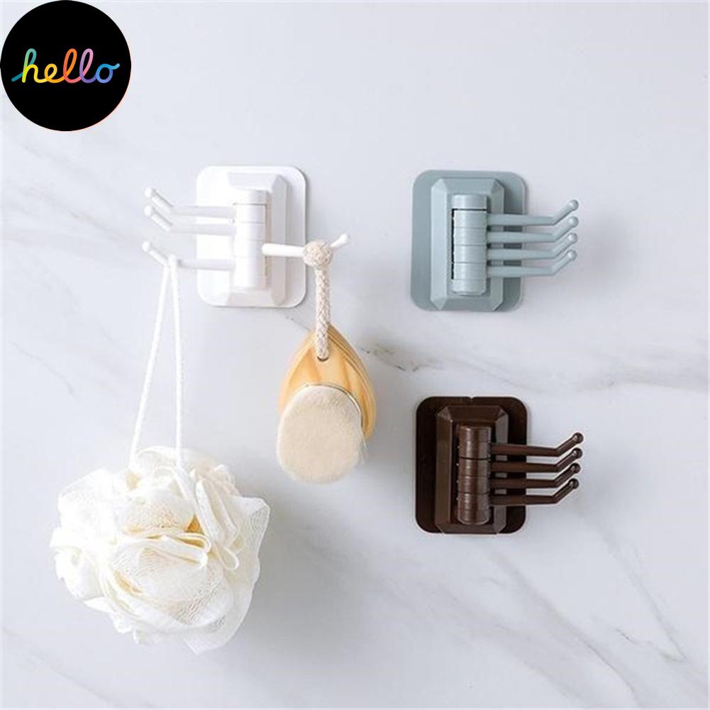 Bucătărie Baie Suport pe perete Cârlige autoadezive Umeraș rotativ pentru articole diverse