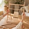 Weaving Loom with Tools Freestanding for Fiber Artists, Craft Hobbyists,