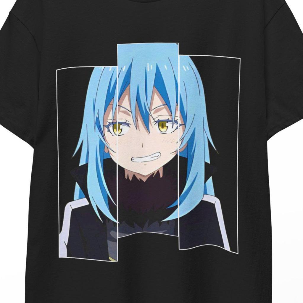 Rimuru Tempest Anime T-Shirt That Time I Got Reincarnated As a Slime Cute Slime Design Manga Streetwear Unisex Tee PremiumXL Fan Gift Otaku