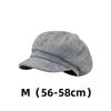 Simple Solid Color Japanese Retro Berets Knitted Warm Baseball Caps Autumn Winter Cap Windproof Octagonal Hat Outdoor