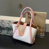 Fashion Niche Kontrastfarben Tragbare Einkaufstasche Damentasche Schultertasche Brieftasche Crossbody Damentasche