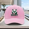 Panda Ice Hockey Adjustable Baseball Cap  Lightweight Printed Hat for Unisex  Women