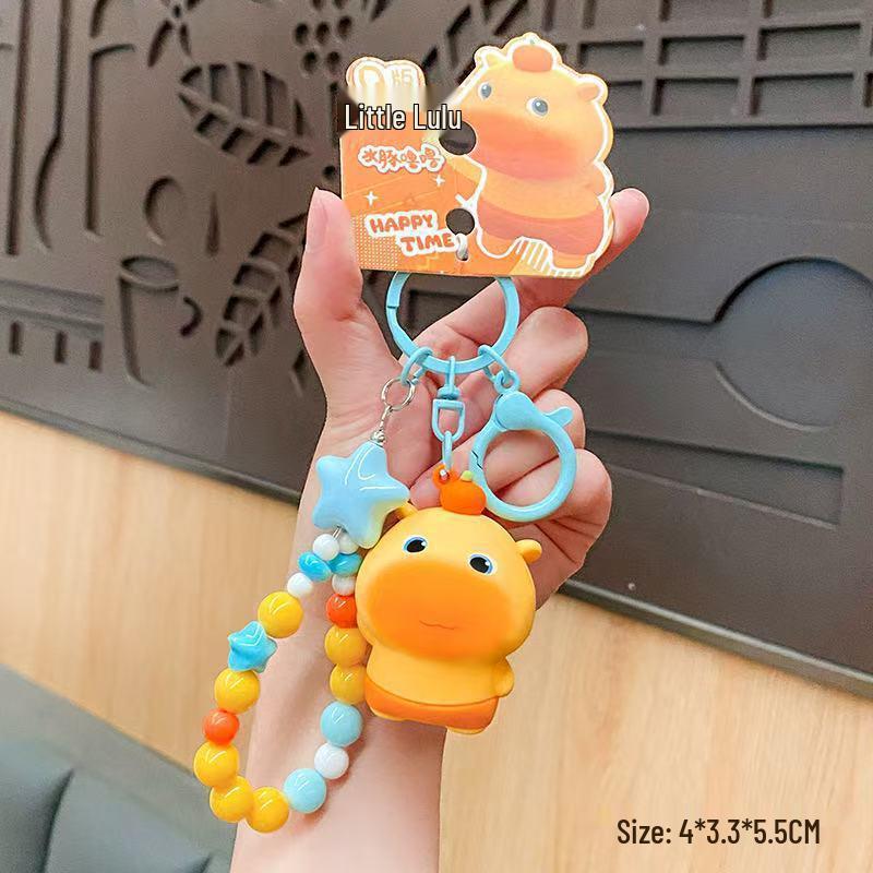 Capybara Lulu Plush Keychain Backpack Pendant - Cultural & Creative Store Icon