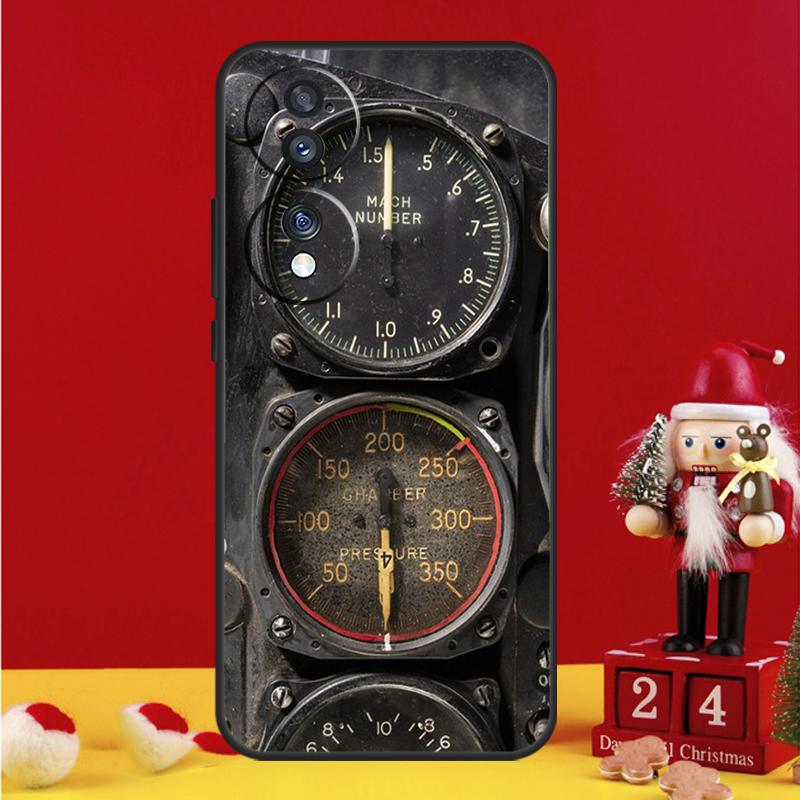 

Aircraft Cockpit Dashboard Case For Honor Magic 7 6 8 Pro Honor Win X9a X9b X9c X9d X8c X8b 50 70 90 200 400 Lite Cover Honor 70 Lite