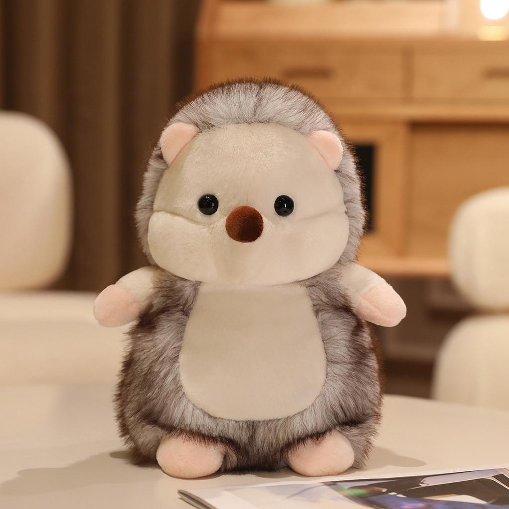 Soft Cute White Sheep Plush Toys Cartoon Animal Bear Hedgehog Doll Baby Stuffed Pillow Sleep Mate Kid Children Christmas Gift