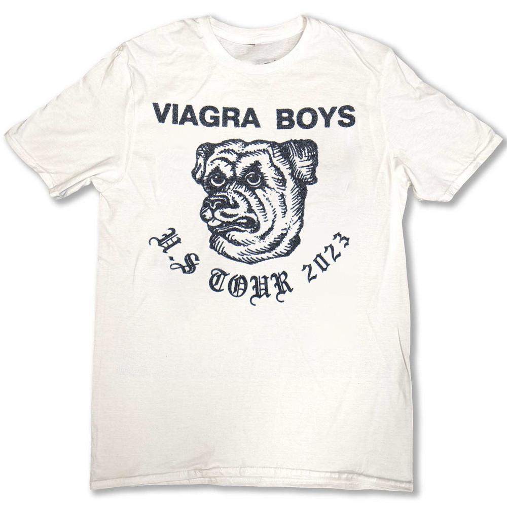 Редкий! Viagra Boys Футболка для концерта US 2023 Унисекс Размеры S - 5XL LO157 Унисекс Футболка XXXXL