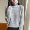 Women Sweater 100% Wool MODERN NEW SAGA Turtleneck Knit Pullover Thick Winter Jumpers Female Knit Tops