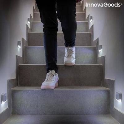 LED-Lampe mit Bewegungssensor - INNOVAGOODS - 2 Einheiten - Grau