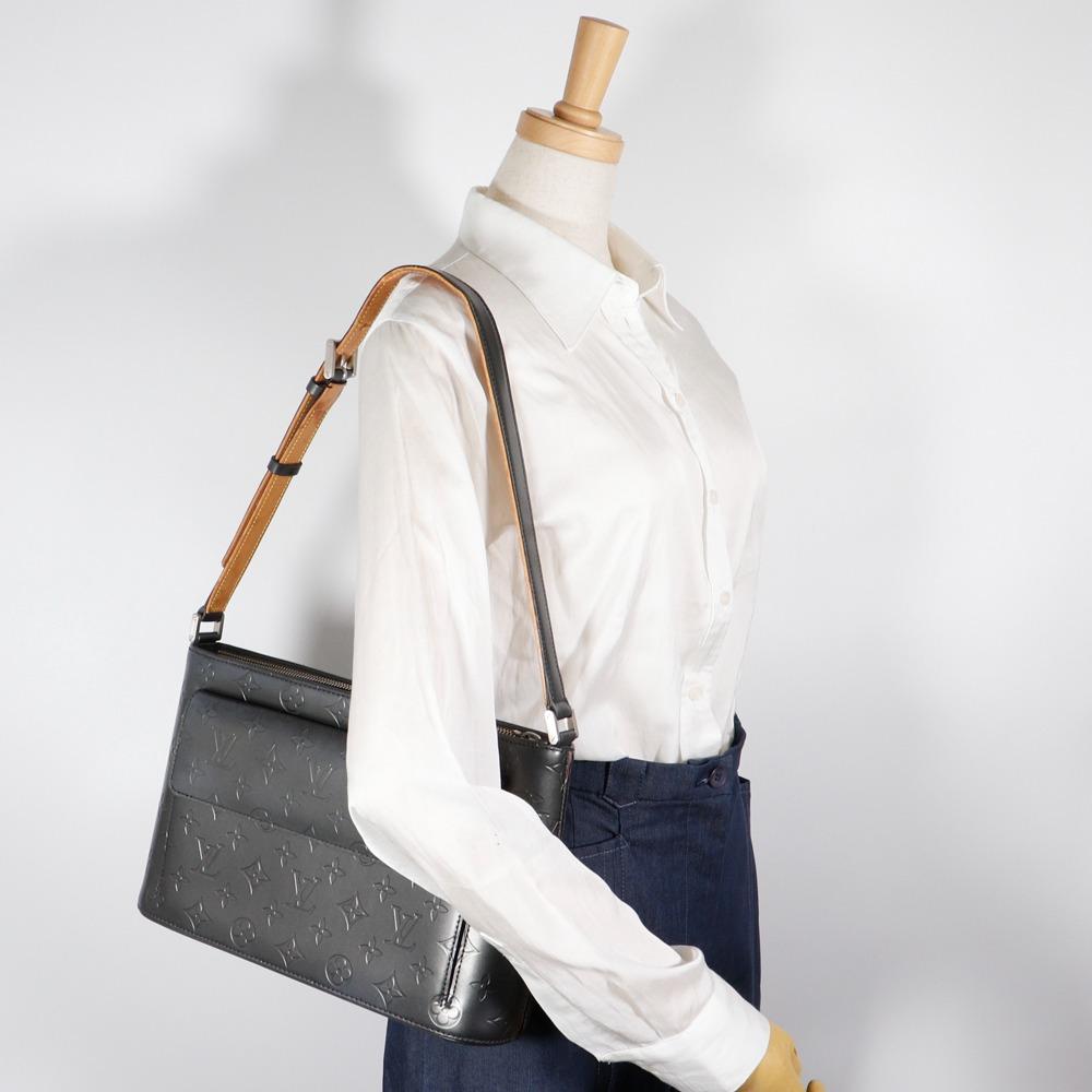 LOUIS VUITTON Alston Shoulder Bag M55122 Monogram mat Women Used