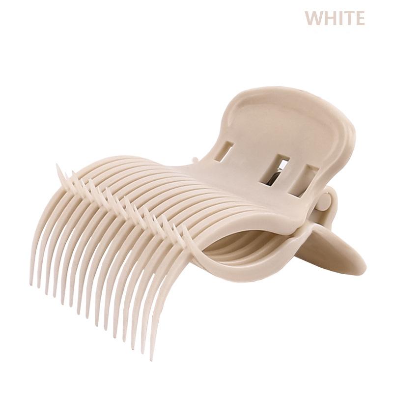 

12 шт./набор заколок-барретт для салона, равномерно завитые волосы, супер-завивка, изоляционный зажим с 12 бигуди для волос белый