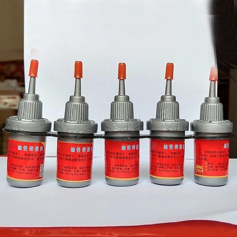 1/3/5pcs Welding High Strength Oily Glue Repair Glue Soldering Agent Household Extra Strong Glue  Multi Purpose Adhesive Super Glue