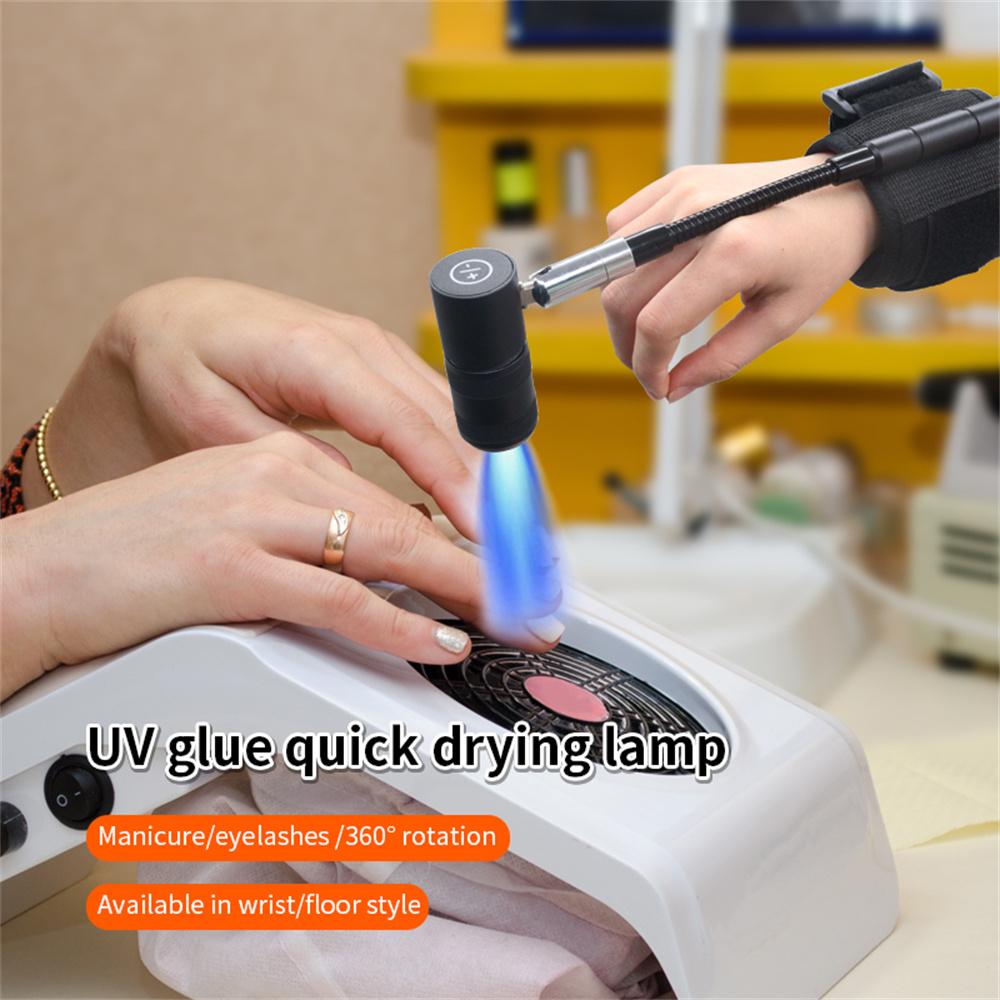 

AL50 Professional UV Lamp for Eyelash Extensions/Nail Art/Eyebrow Tattoo Wrist Strap Curing Light EU Plug