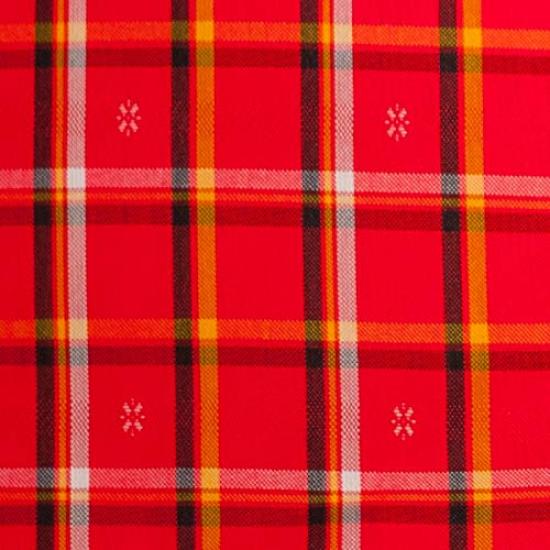 Tayutaf Hanten Made in Japan Padded One Size Fits Most Gift for Day or Respect for the Aged Day Grid Red and Women's Kurume-woven (Haten) - - - -