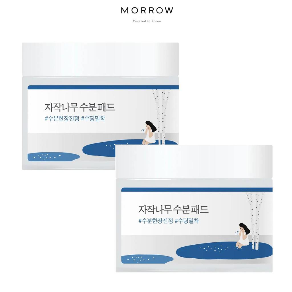 ROUND LAB Birch Juice Moisturizing Pad Hydrating Daily Toner Pads 80 Sheets 150g