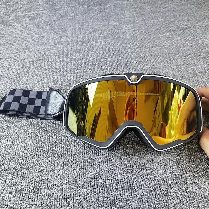Motorcycle personalized glasses ski goggles men and women retro off-road riding locomotive windproof sand helmet goggles