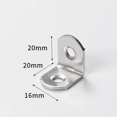 10 szt./Kątowniki L ze stali nierdzewnej - Mały kątownik prosty do półek, mebli drewnianych, krzeseł