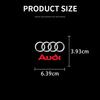 Car Seat Headrests Badge Decal Side Window Stickers for 8a sline A4 B7 B8 B9 A3 8P 8V 8L A5 A6 C6 C5 C7 4F A1 A7 A8 Q2 Q3 Q5a8