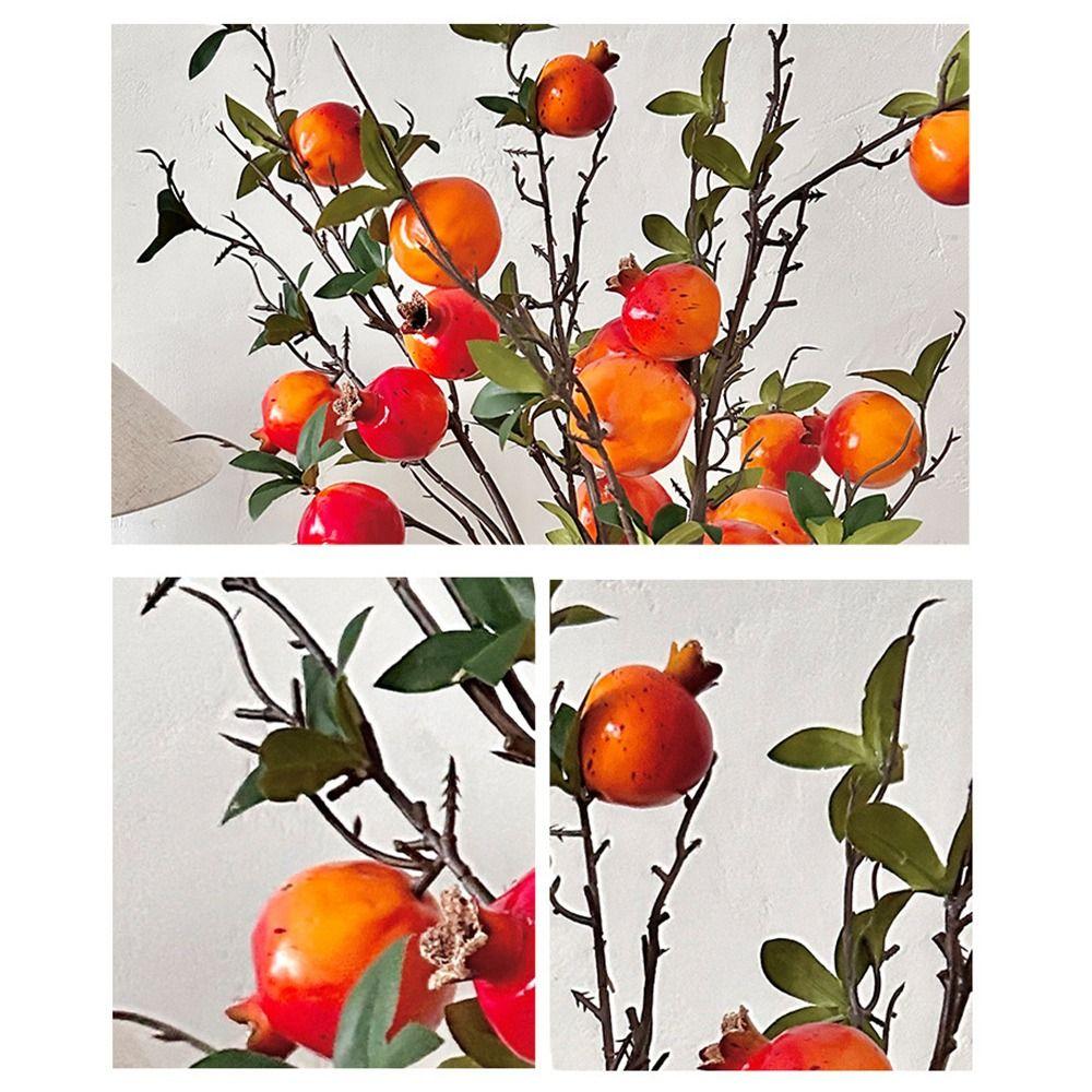 Simulation Artificial Fruits Flowers 7 Heads Artificial Plants  Garden Decoration