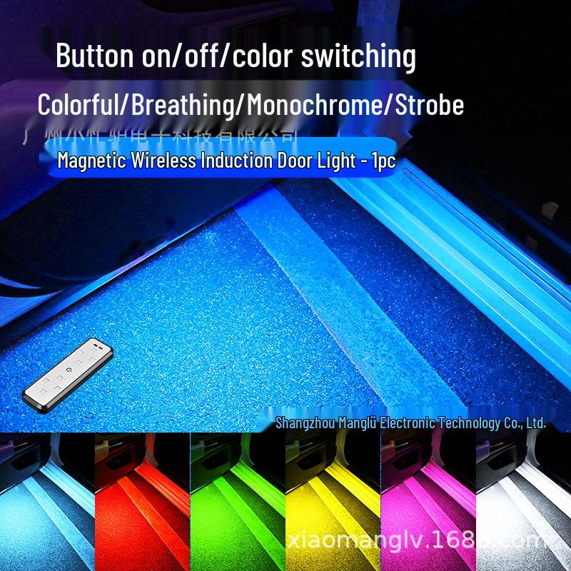 

Wireless Car Door Welcome Light with Automatic Induction and Flashing Warning Feature