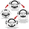 Universal Auto Steering Wheel Cover for Men Women, Neoprene Car Wheel Protector, Anti-Slip Car Steering Wheel Grip Wrap Protective Case Cover for