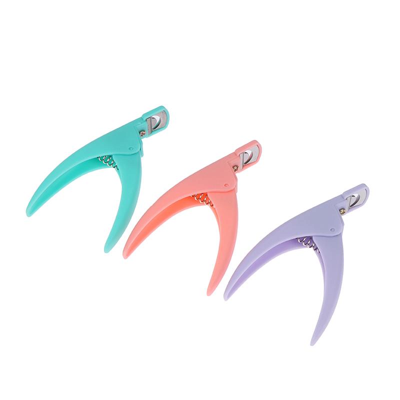 Diy French Uv Gel False Fake Nail Salon Manicure Art Tip Toe Cutter Clipper