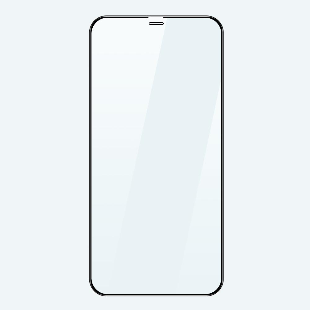 

AMORUS Full Coverage Silk Printing Tempered Glass Screen Film for Apple iPhone 11 6.1 inch/XR Type A