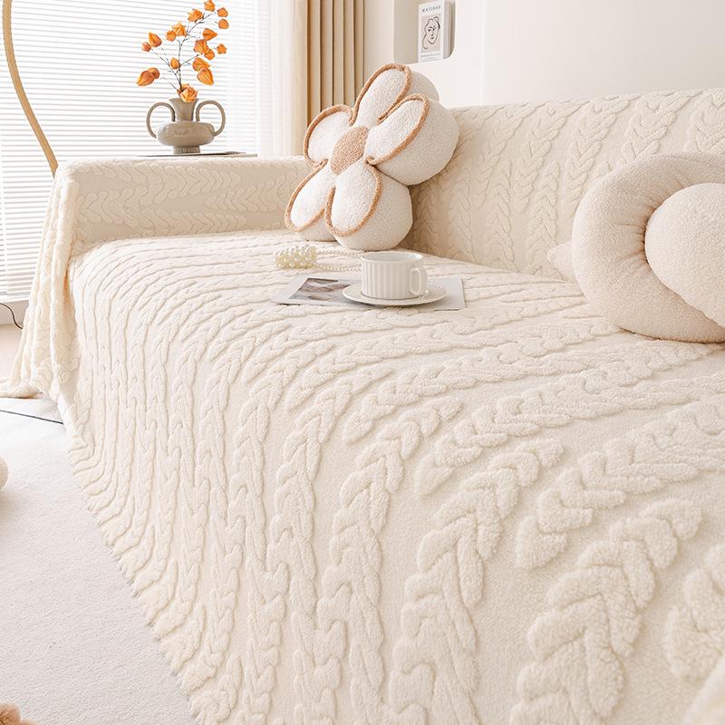 

Высококачественное зимнее зимнее полотенце для спинки дивана, универсальный универсальный чехол, пылезащитный чехол для гостиной, шерстяное одеяло с ворсом 180*180cm