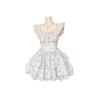 French Temperament Is Beautiful, Small Flying Sleeves Suspender Dress, Women's Elegant Summer New Small Waist Puffy Short Skirt